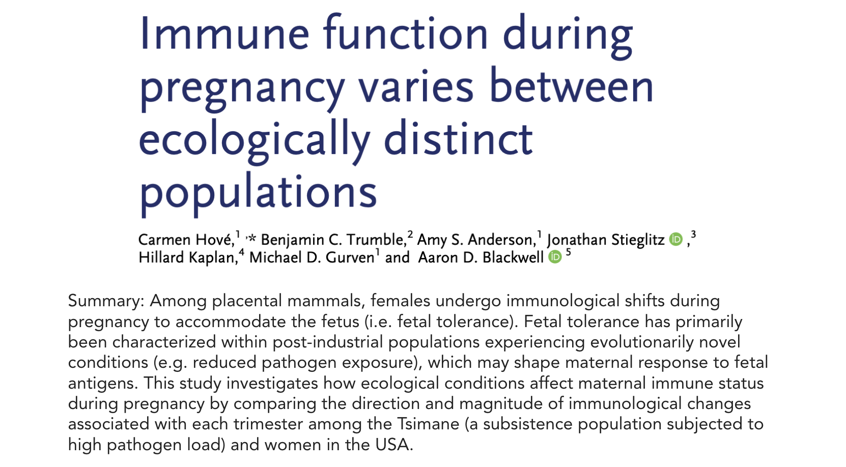 Immune Function - study thumbnail